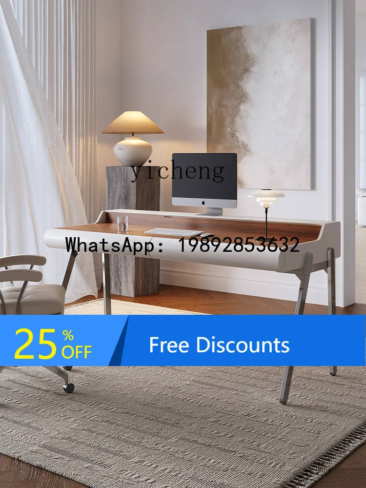 

AA study desk adult household small apartment ancient style walnut pattern desk student study table