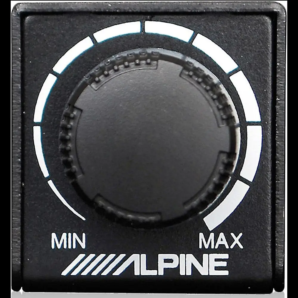 Remote Bass Level Controller with 5-meter Connection Cable, Brand New & Original for Alpine RUX-KNOB