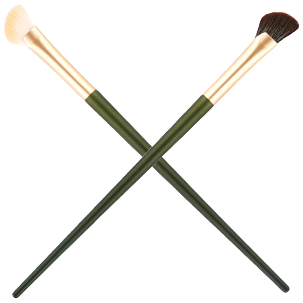 قطعتان من فرشاة تحديد الأنف، أداة توزيع المكياج للنساء المبتدئين، قبضة مريحة، تصميم متعدد الاستخدامات