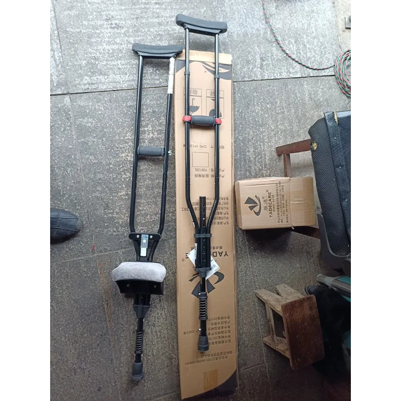 Medical Crutches, Mobility Aids Walking, Underarm Crutch, Non-slip Crutches Adults, Broken Feet and One-leg Walker for Disabled