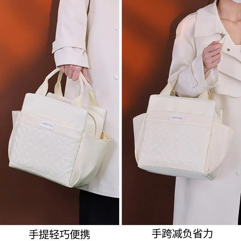 

New Thermal Insulation Thicken Aluminum Foil Foam Pearl Cotton Casual Lunch Box Mezzanine Large Capacity Waterproof Handbag