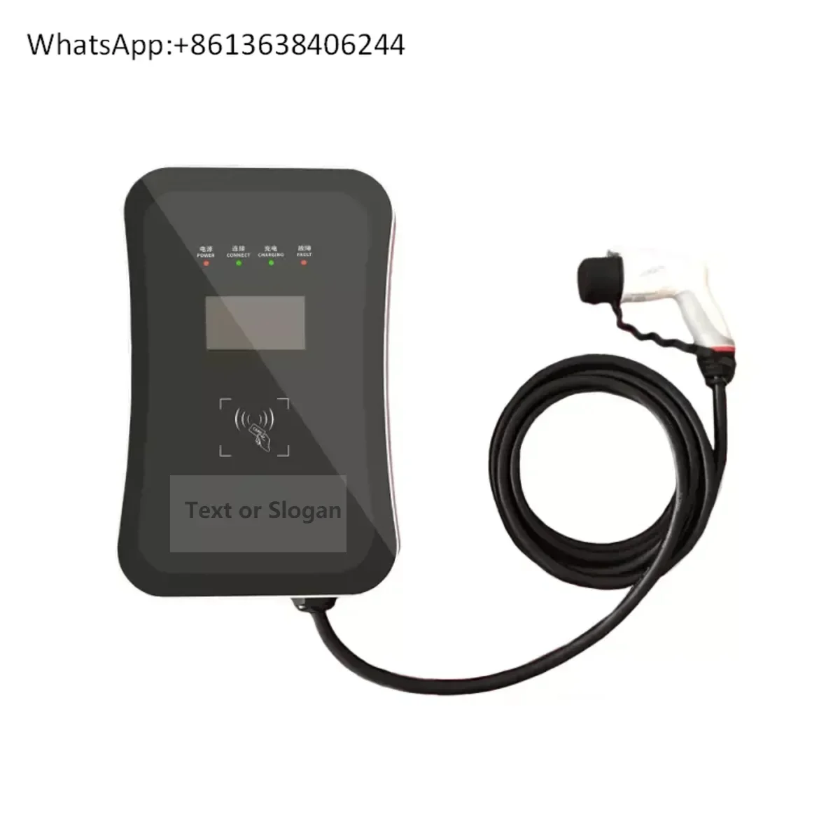 Weeyu Type 2 Wall Mounted EV Charger For E Vehicle Charging Box Station 7kw