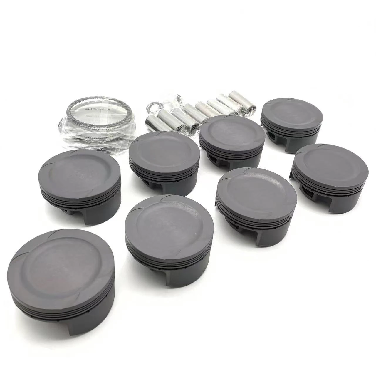 98.5mm CR8.5:1 VK56DE VK56VD Forged Pistons Kit For NISSAN Titan Infinity QX50