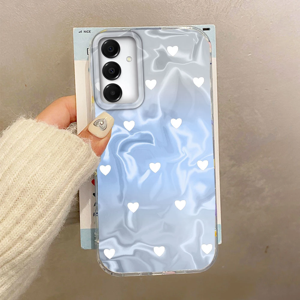 Pink Heart Love Women Girls Phone Case For Samsung Galaxy A55 A16 A07 A17 A26 A36 A56 A25 A35 A14 A34 A54 A15 A13 A32 A12 Cover