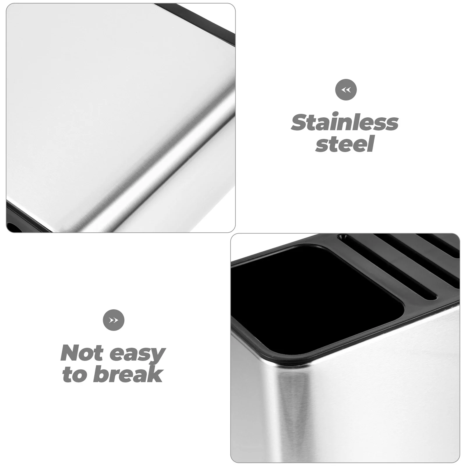 

Holder Kitchen Tool Combination Chop Sticks for Utensils Desktop Stainless Steel