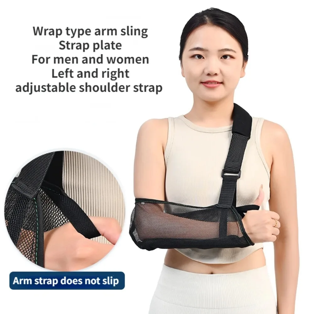 

Adjustable Forearm Fracture Fixed Strap Breathable Mesh Wrist Elbow Joint Sprain Recovery Protective Belt Arm Dislocated Sling