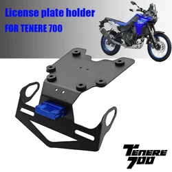 License Plate Holder Bracket for Yamaha Tenere 700 XTZ 700 T700 T7 2019-2024 LED Light Tail Tidy Fender Motorcycle accessories