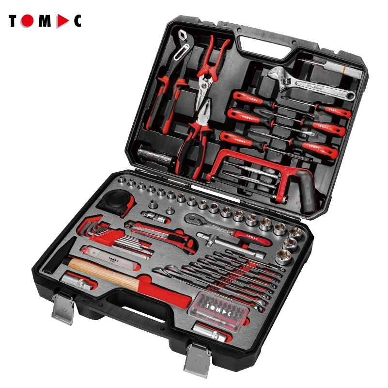 TOMAC 104 pcs. Professional  Customized Universal multi hand repair tool sets Delivery From Europe