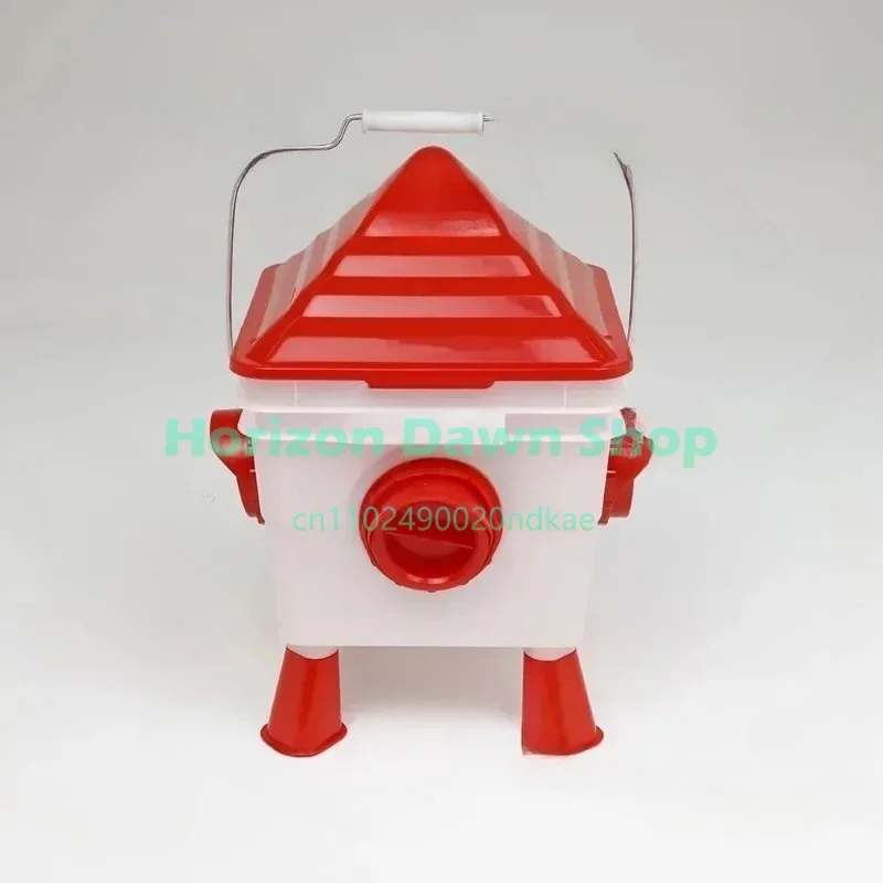 Automatic Chicken Feeder Waterer Set No Waste Poultry Feeding Kit