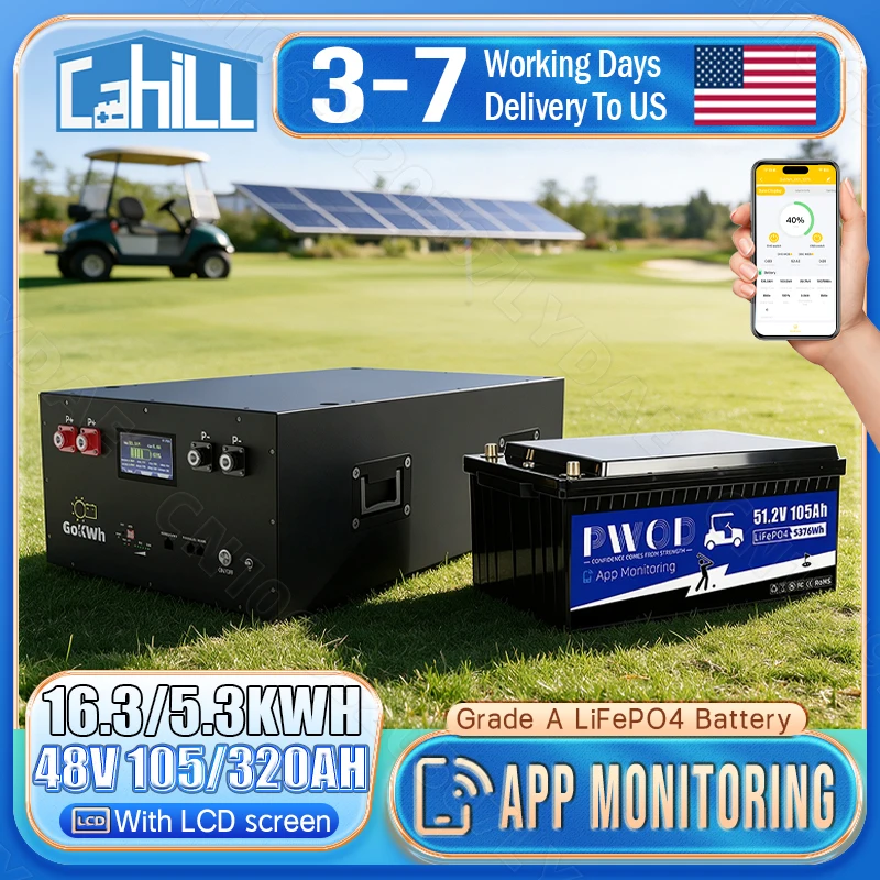 Smart Bms 16S 48V 200A Bluetooth - 앱으로 제어 가능한 48V 105Ah/320Ah 리튬