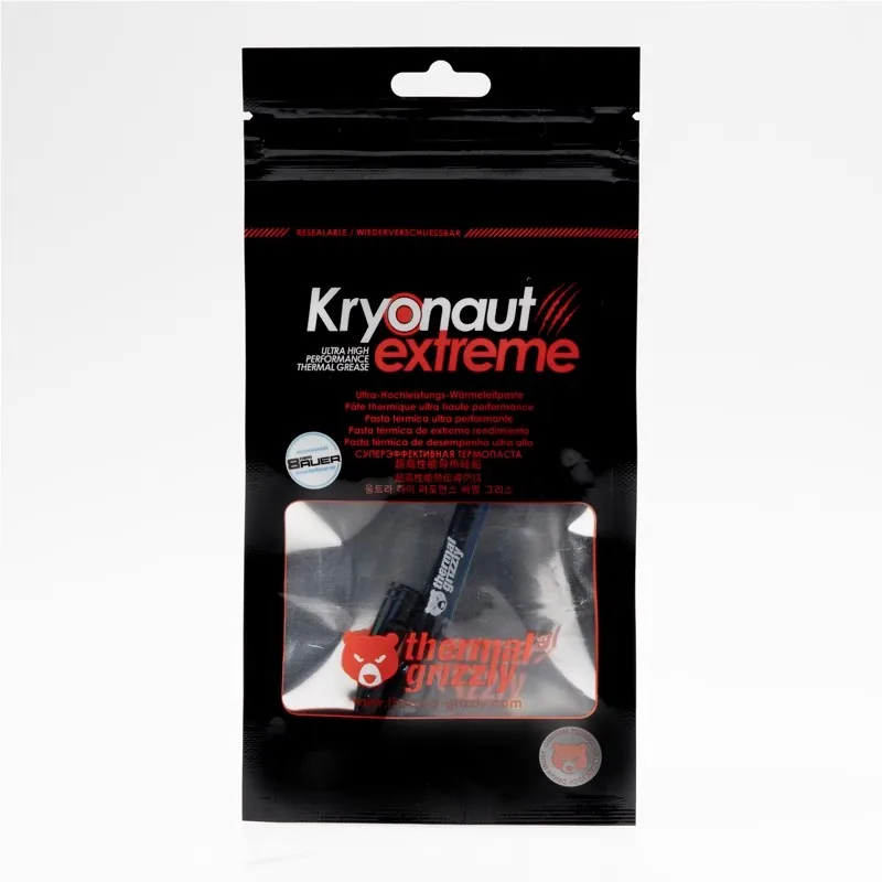 Thermal Grizzly Kryonaut Extreme Thermal Grease 14.2W/MK For CPU/GPU Large Capacity Compound Cooling Thermal Paste KE 2g/33.84g