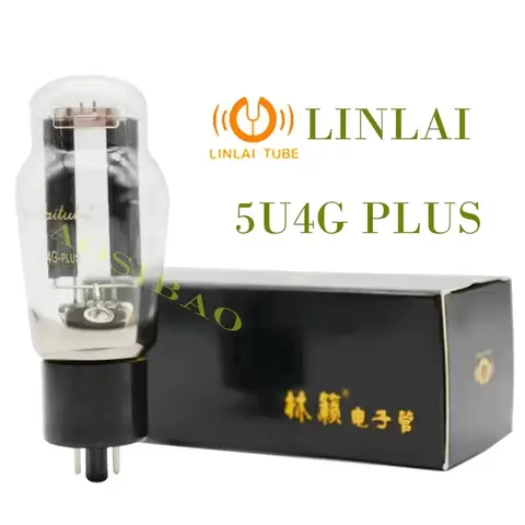 LINLAI 5U4G PLUS 5U4G Vacuum Tube Audio Valve Replace 274B 5Z3P 5AR4 5Z3P 5Z4P GZ34 Electronic Rectifier Tube Amplifier Kit DIY