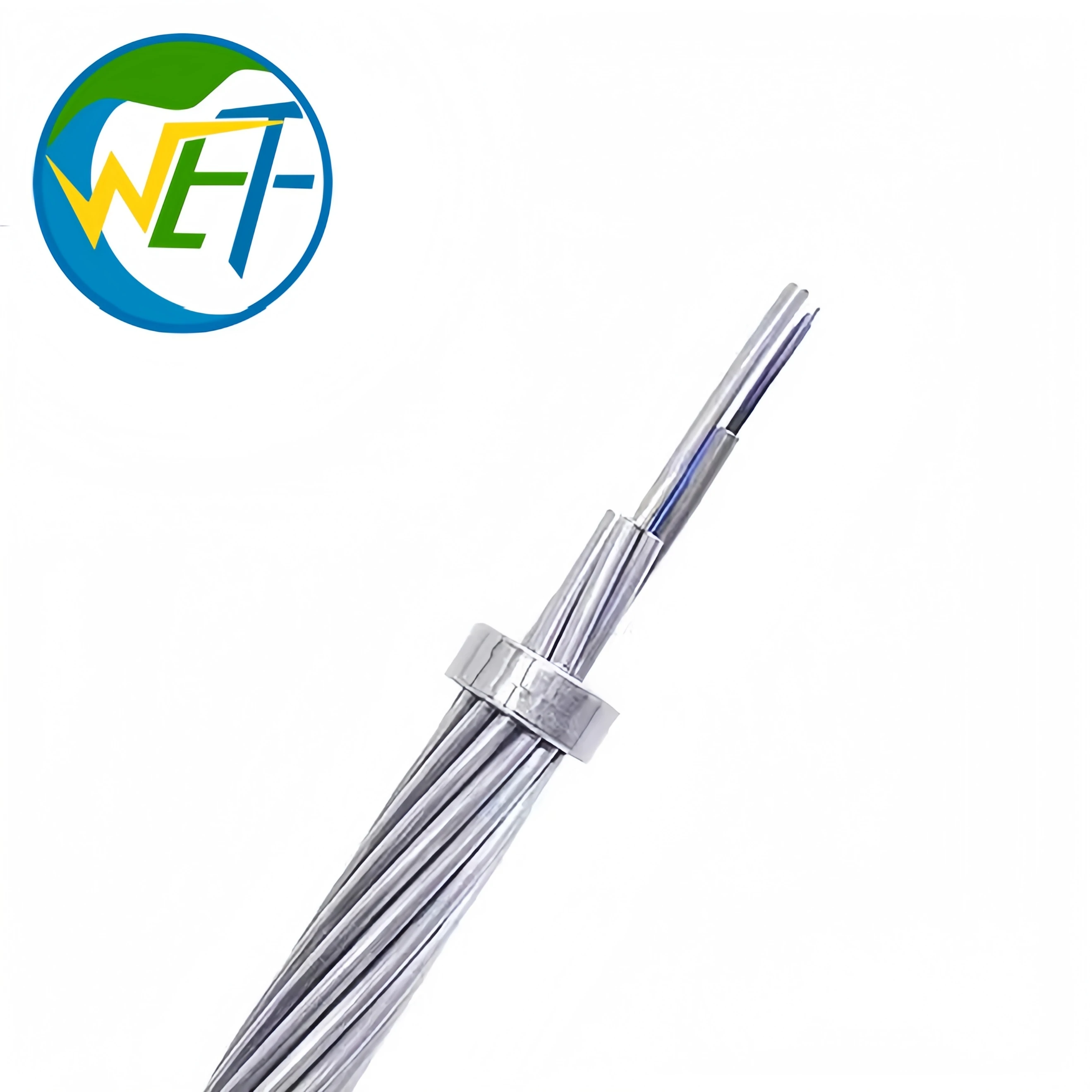 Wholesale Wolf High Voltage OPGW Power Optical Fiber Cable 4-48 Core 35kV Rated -25C~70C - view 3
