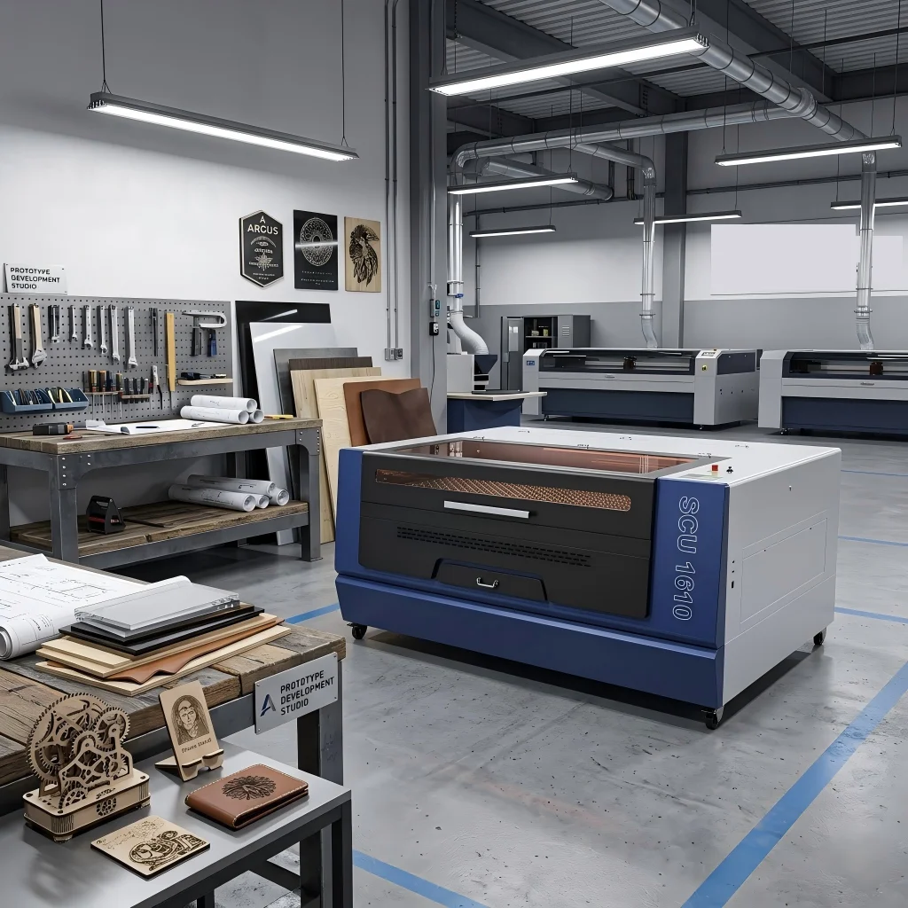 ARGUS 1610 Large Working Area Double Heads With  CO2  Engraving Machines Cutting Machine For Wood 80W 100W 150W