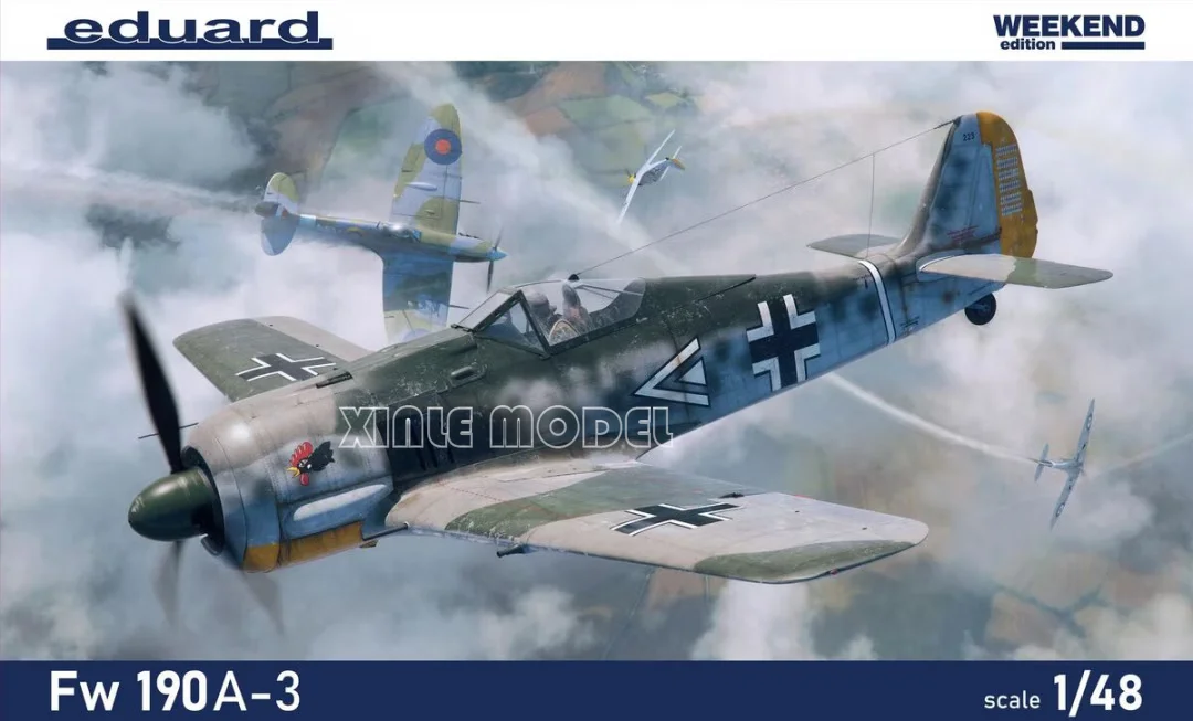 

Пластиковый сборный набор для сборки модели самолета Eduard 84205 FW-190A-3 Weekend Edition 1/48