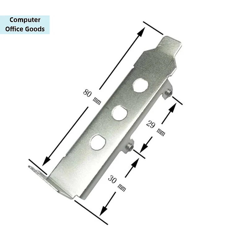 【Low Profile Half Size Host Case Bracket For Pci-e Pci Express Wifi Card 8cm】