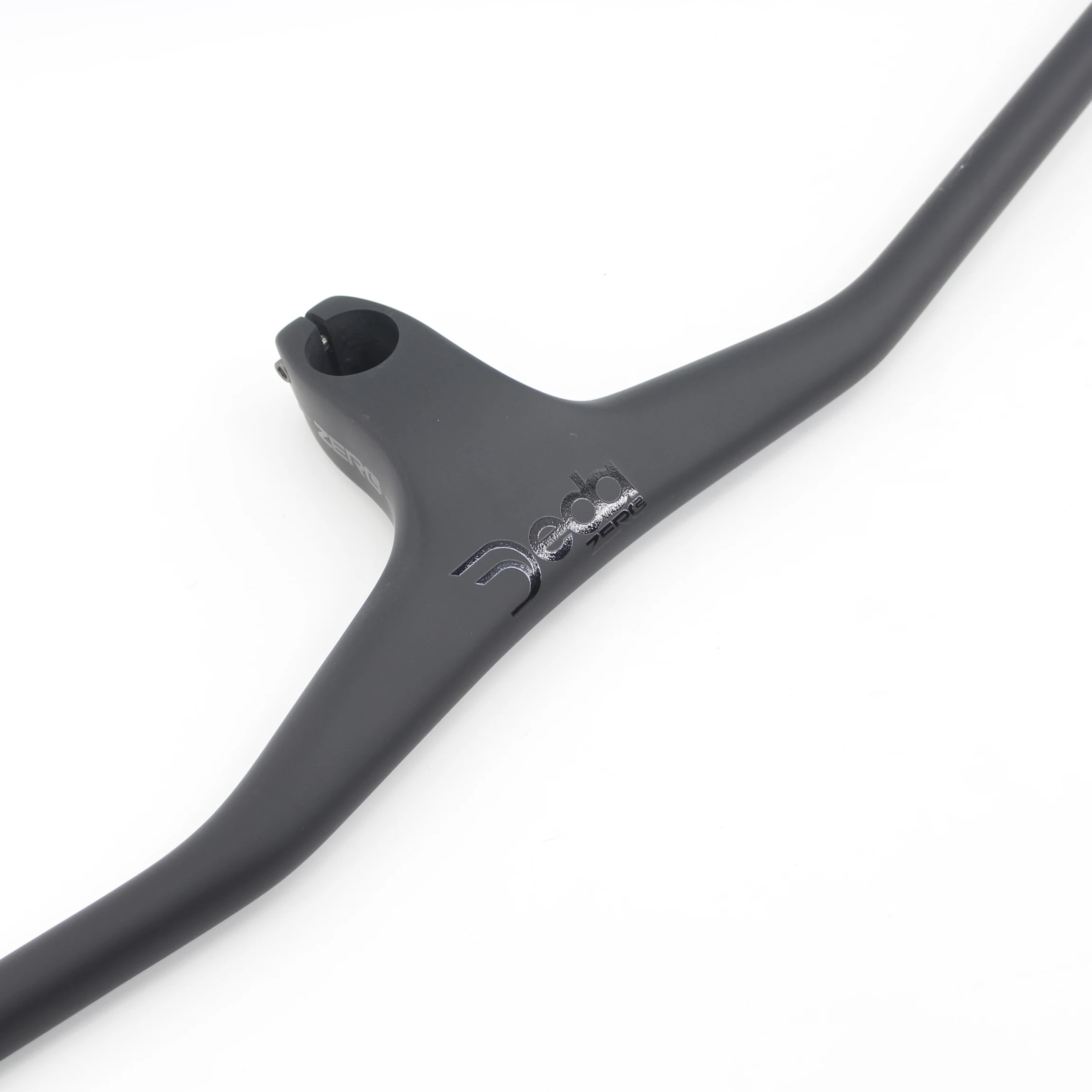 

Newest Black JEDA Mountain Bicycle Matt UD Full Carbon Fibre Bike Handlebar And Stem integrated MTB Handlebar -17 Degrees Angle