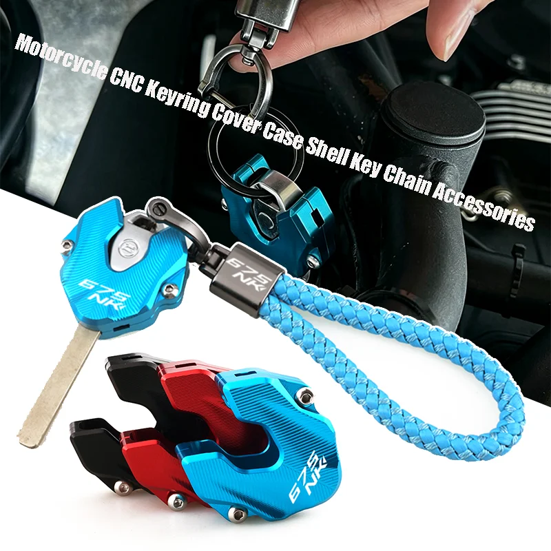 

Motorcycle CNC Key Cover Case Shell Keyring KeyChain Accessories Fit For CFMOTO 675SR 675NK 675 SS SR-R 675SR-R 450SR 2022-2025+