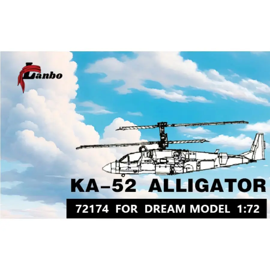 Lanbo Models KA-52 ALLIGATOR 72174 FOR DREAM MODEL 1:72 3D Cockpit