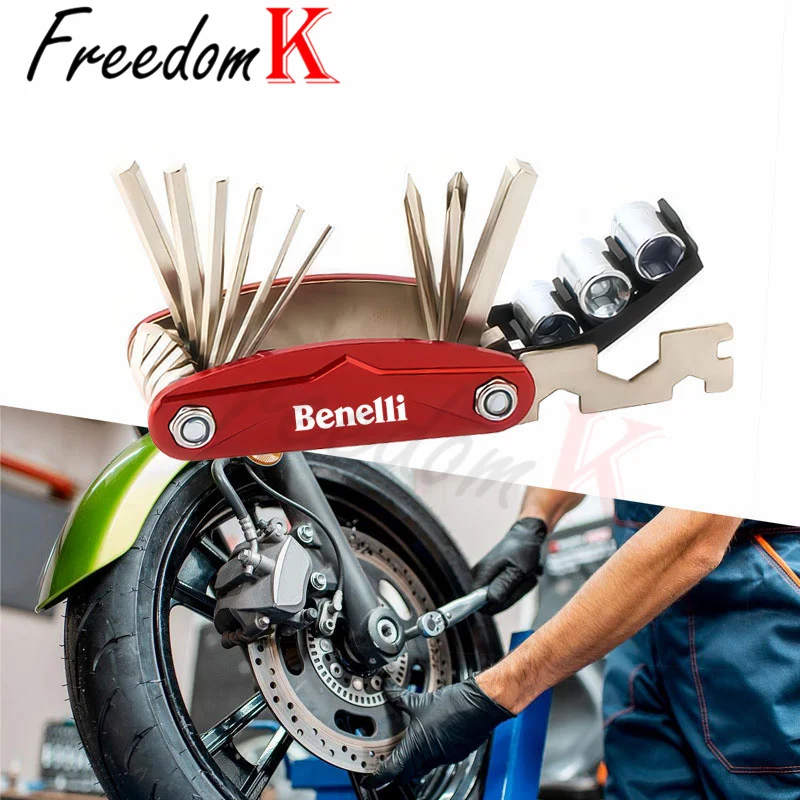 

For Benelli TRK 702 X TRK 502x 502 251 Leoncino BJ 500 250 TNT 125 300 600 Motorcycle CNC Multi Tool Repair Screwdriver Set