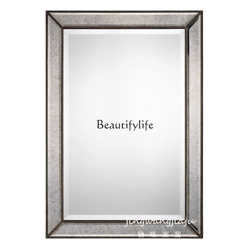 

Square Fireplace Mirror Living Room Art Deco, Room Creative Mirror