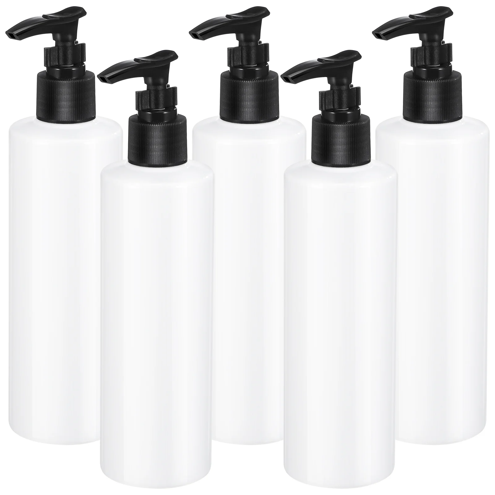 

5 Pcs Foam Pump Bottle Shampoo Travel Spray Dispenser White Refillable Container