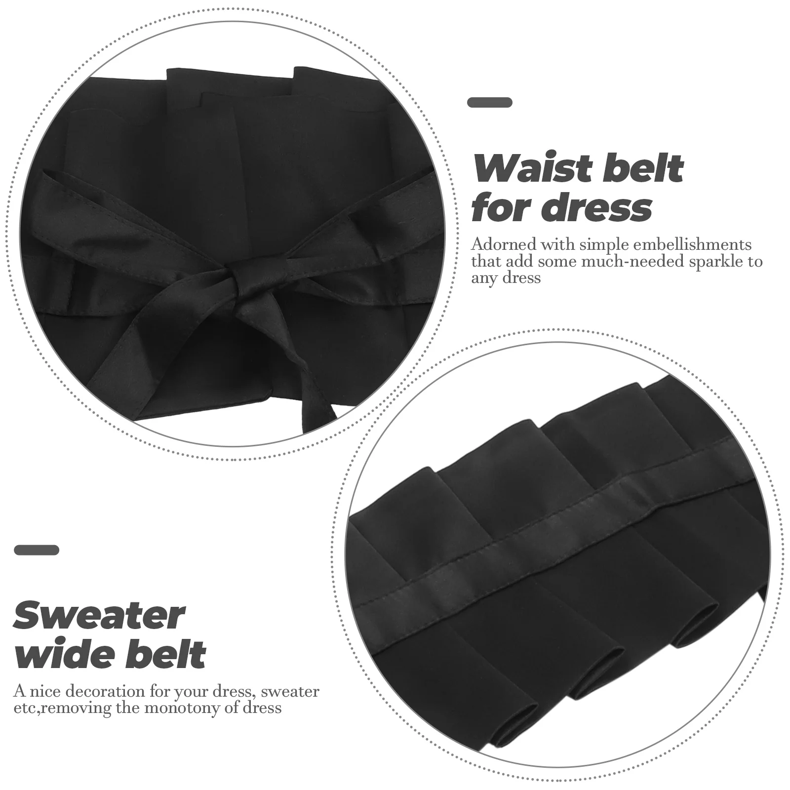 

1pc Retro Women Waist Belt Lady Dress Accessories Corset Sweater Wide Belt Decorations Sweater Wide Belts Fashion Graceful