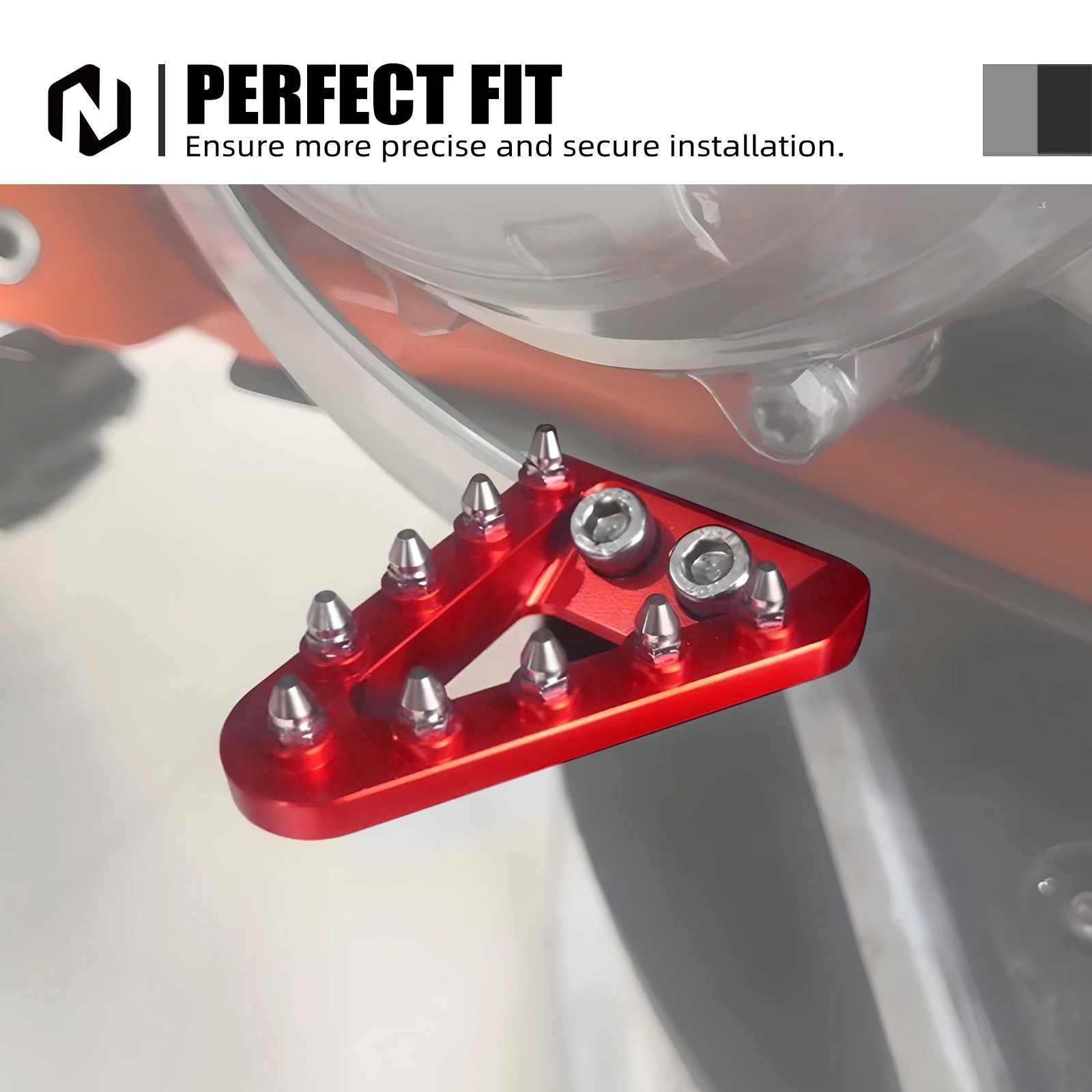 NICECNC Bremshebel-Endplatte für KTM EXC 300 2017-2026 EXC 250 EXCF 350 EXC 450 SX 125 SXF 250 SXF 450 XCW 300 XCF 350 – Detail 6