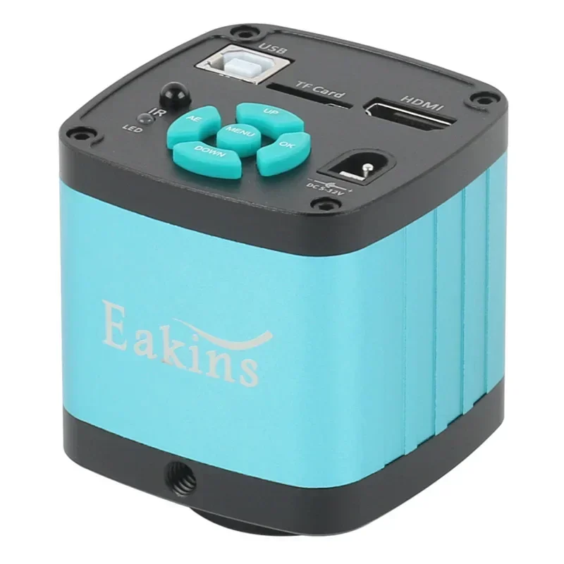 Zoom 130X 1080P 48MP 4K 2K HDMI USB cámara microscópica industrial lente de visión grande con montura C para reparación de teléfonos adquisición de imágenes Igital