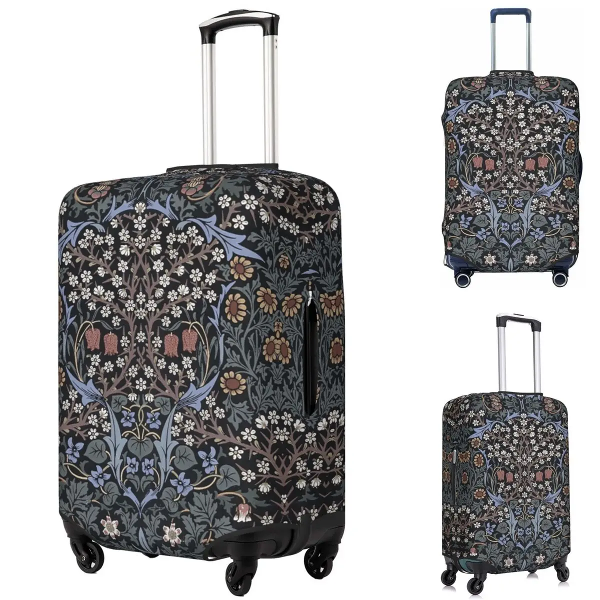 

William Morris - Blackthorn Suitcase Cover Protection Elastic Travel Luggage Protector Covers for 18-32 Inch