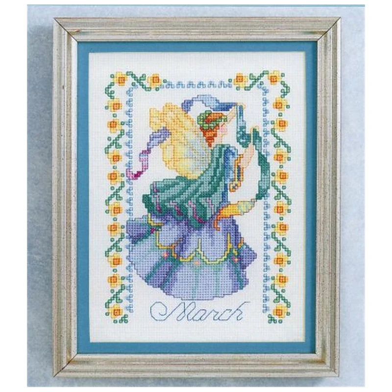 3452 çapraz dikiş kiti çapraz dikiş noel ürünleri promosyon Homfun Stich DIY zanaat nakış kumaş iplik seti hobi yetişkin