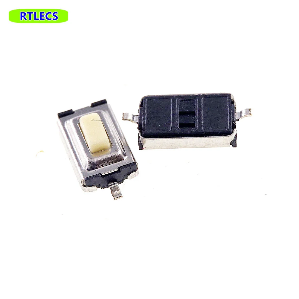 

1000Pcs Tape & Reel 3x6x2.5 Vertical Push Tact Switch SMD Type 6.1x3.7x2.5MM 2 Pin Re-flow Solderable 250 g Force