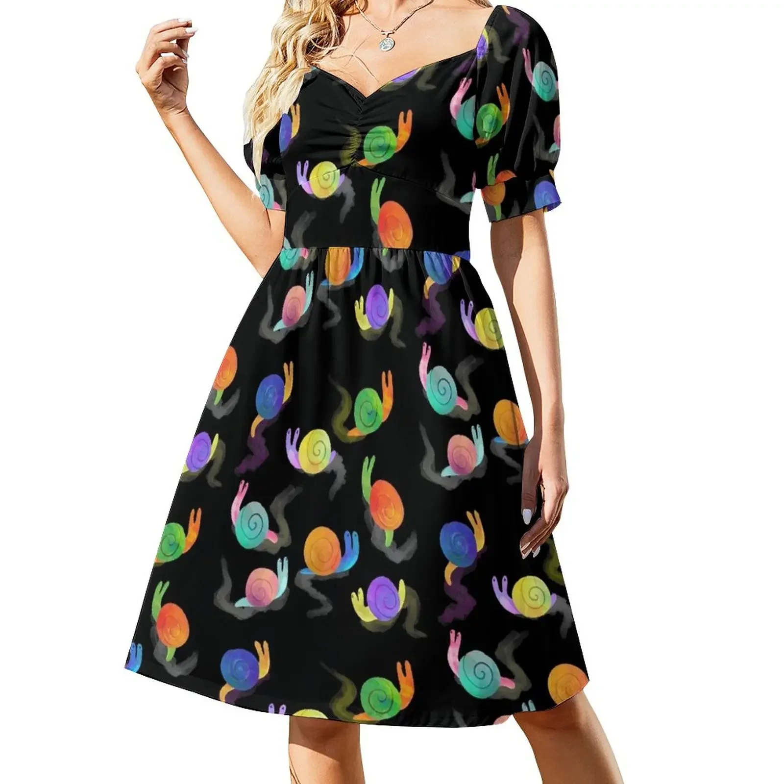 

Good Snails version 2 Short-Sleeved Dress Dresses gala Women's skirt loose summer dress summer dress women 2025