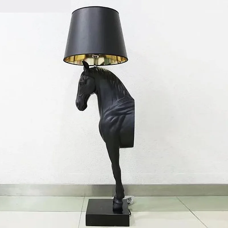 

H70.9 inch centaur sculpture fiberglass floor lamp villa hotel lobby interior decoration lamp craft decoration lamp