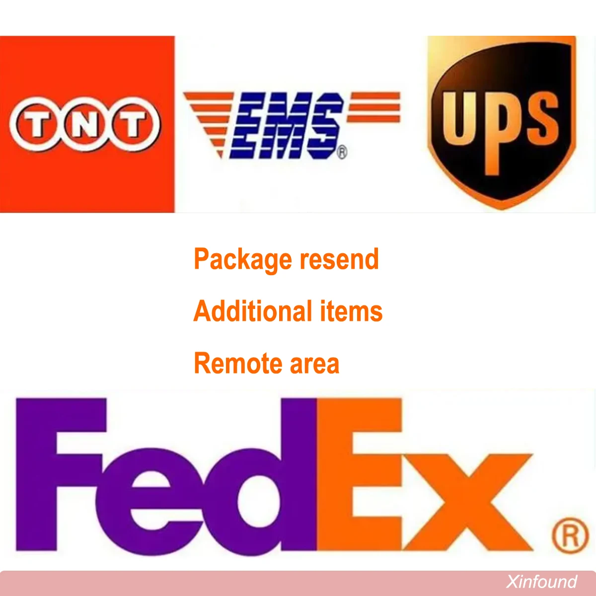 Encomende itens adicionais do pacote, área remota, reenviar pacote