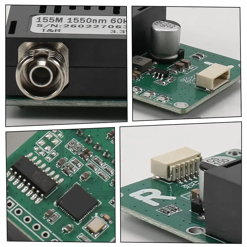 

PHILE-60KM TTL Optical Transceiver Module Kit CRSF/UART/SUBS Fiber Optic Port FC TX RX Optical Terminal Equipment For Drone