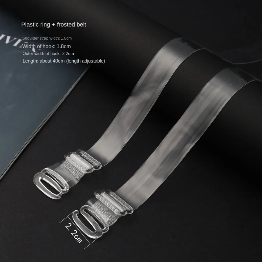 Fashion Transparent Bra Strap Invisible Intimates Accessories Shoulder Strap Adjustable Detachable Bra Belt