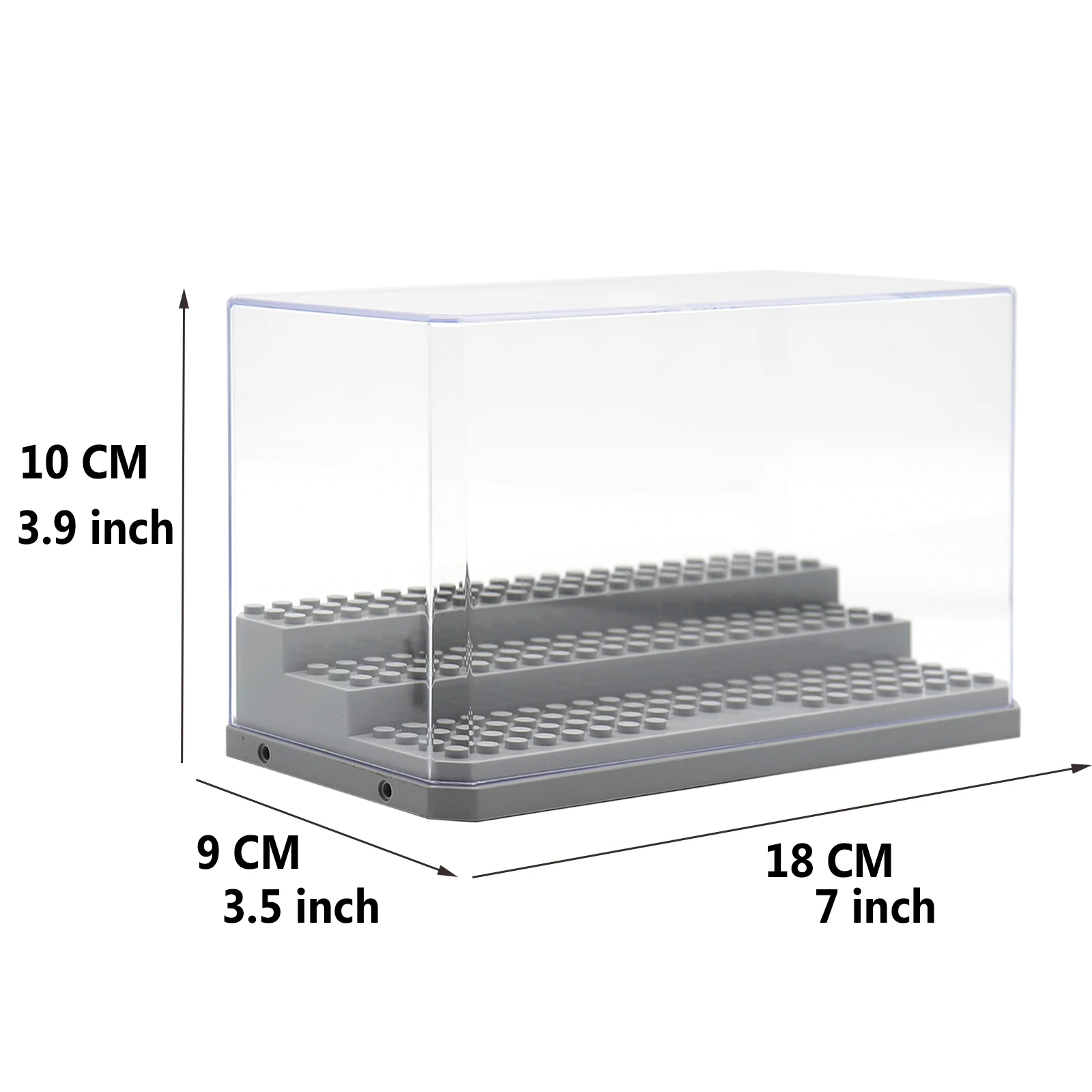Stapelbare acryl displaybox voor bouwstenen figuren staan MOC automodel collectie showcase kinderen speelgoed cadeau