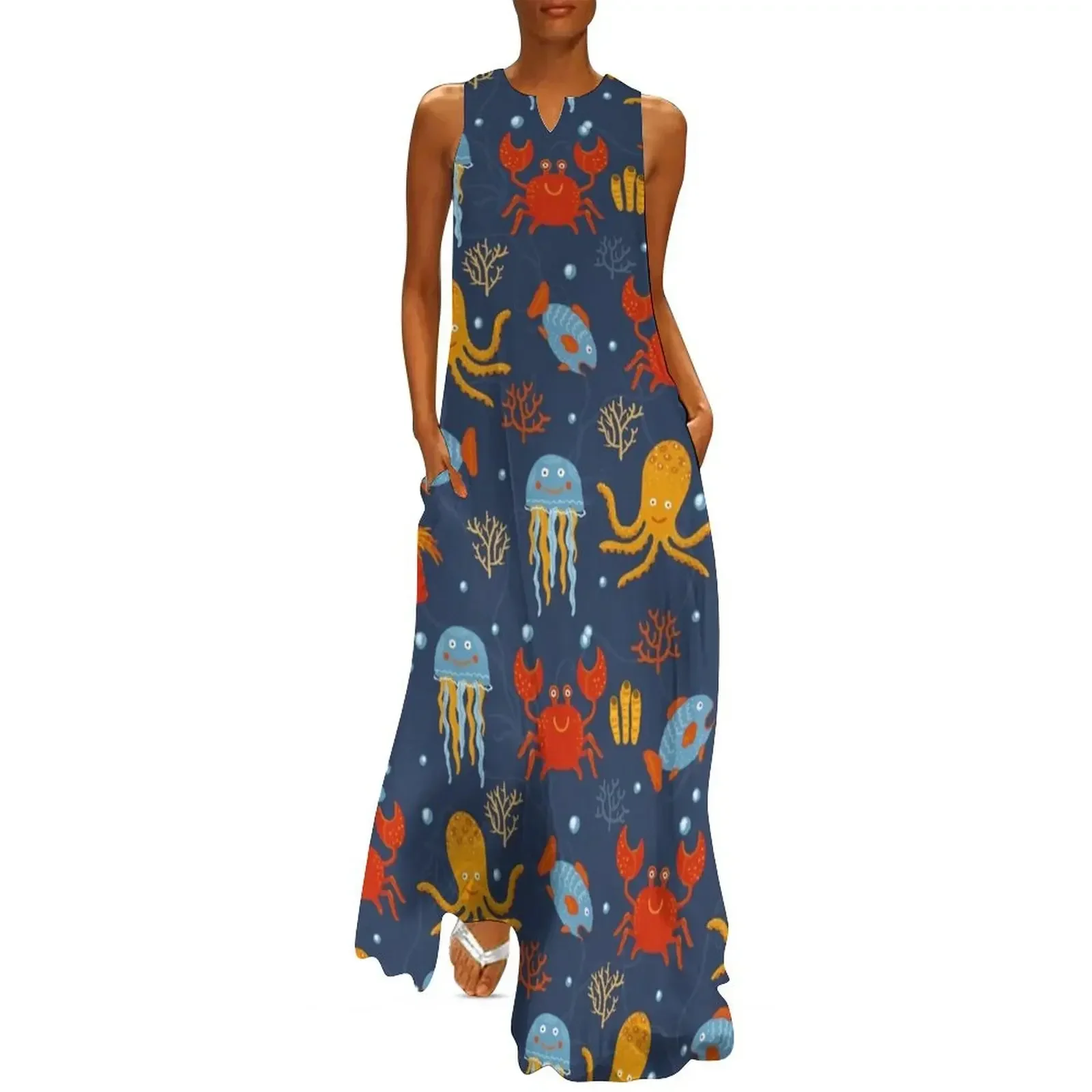 

Under the sea Long Dress Dress woman dresses for official occasions Dresses Dress