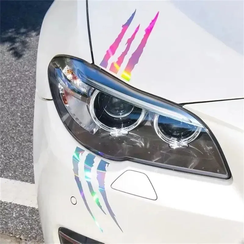 1PC 40x12cm Ghost Claw Scratch Sticker Dazzling Car Stickers Art Design Fun Car Lights Styling Stickers and Decals