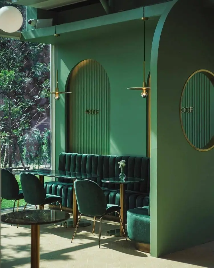 @#Custom Restaurant Dining Chairs and Long Sofa Chairs Cross-border Velvet Round Back Curved Chair