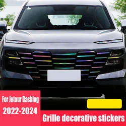 for Jetour Dashing 2022 2023 2024 Grille decorative stickers car exterior personalized stickers