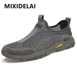 Classic Summer Sneakers Breathable Loafers Mesh Men Casual Shoes Fashion Lightweight Men's Shoes Outdoor Non-Slip Walking Shoes