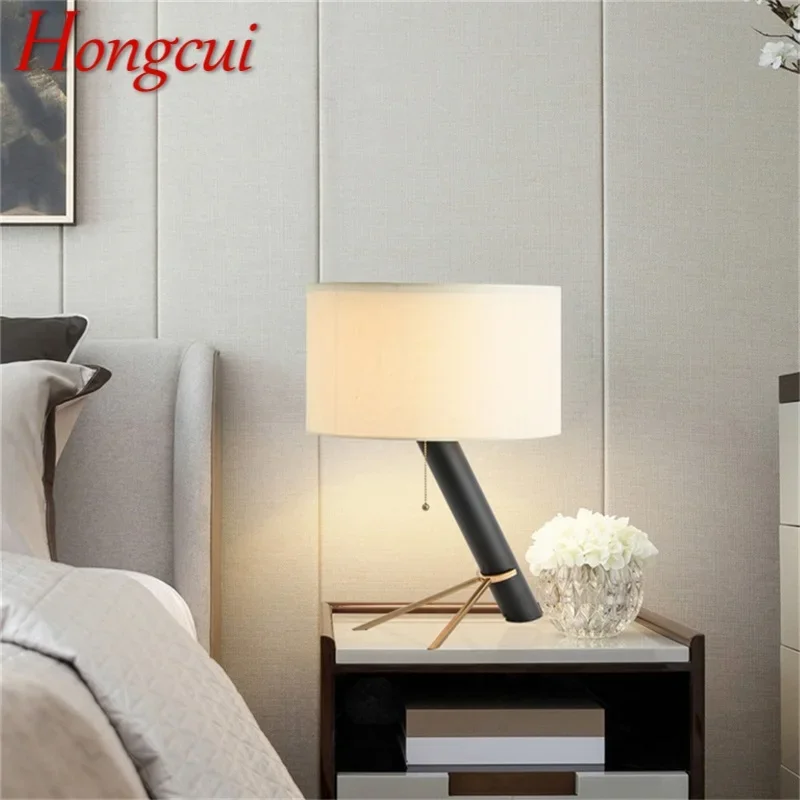 

Hongcui Postmodern Table Lamp Creative Design LED Desk Light Decor Home Bedroom Living Room