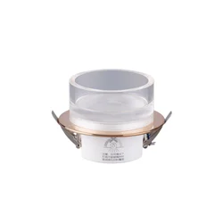 Led Downlight Ingebed Gangpad Licht Kristal Licht Luxe Decoratie Drie Kleuren Huis Plafond Licht 7W/9W/12W/15W/.85-265V