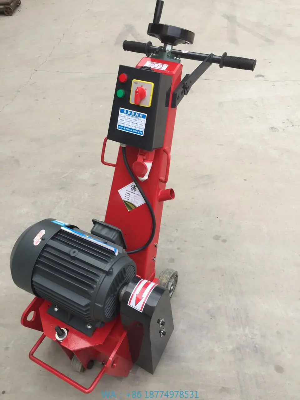 

Machine Core Motor Component for Construction IndustriesEfficient Electric Asphalt & Concrete Floor Grooving Scarifier Milling