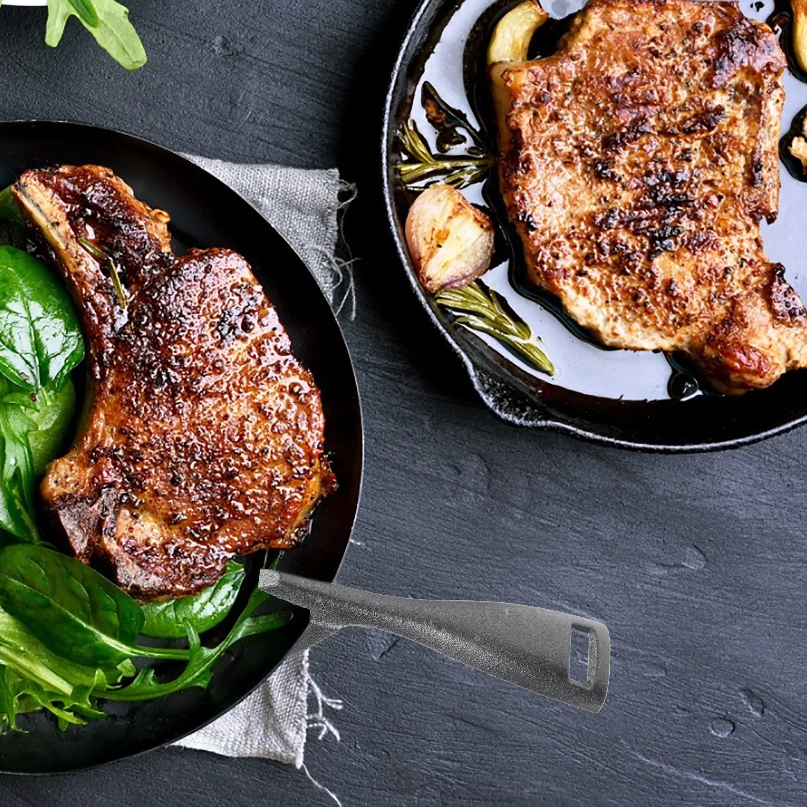 

1pcs Iron Teppanyaki Clip Heavy Duty Bbq Gripper For Hot Pot Cooking Non-Slip Kitchen Tool Cookware Holder Barbecue Supplies