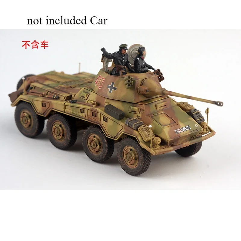 1/72 Germany 234 America Train 2 Soldiers Resin Figure Model Collection Toys Display Sence Accessories (not Including Car)