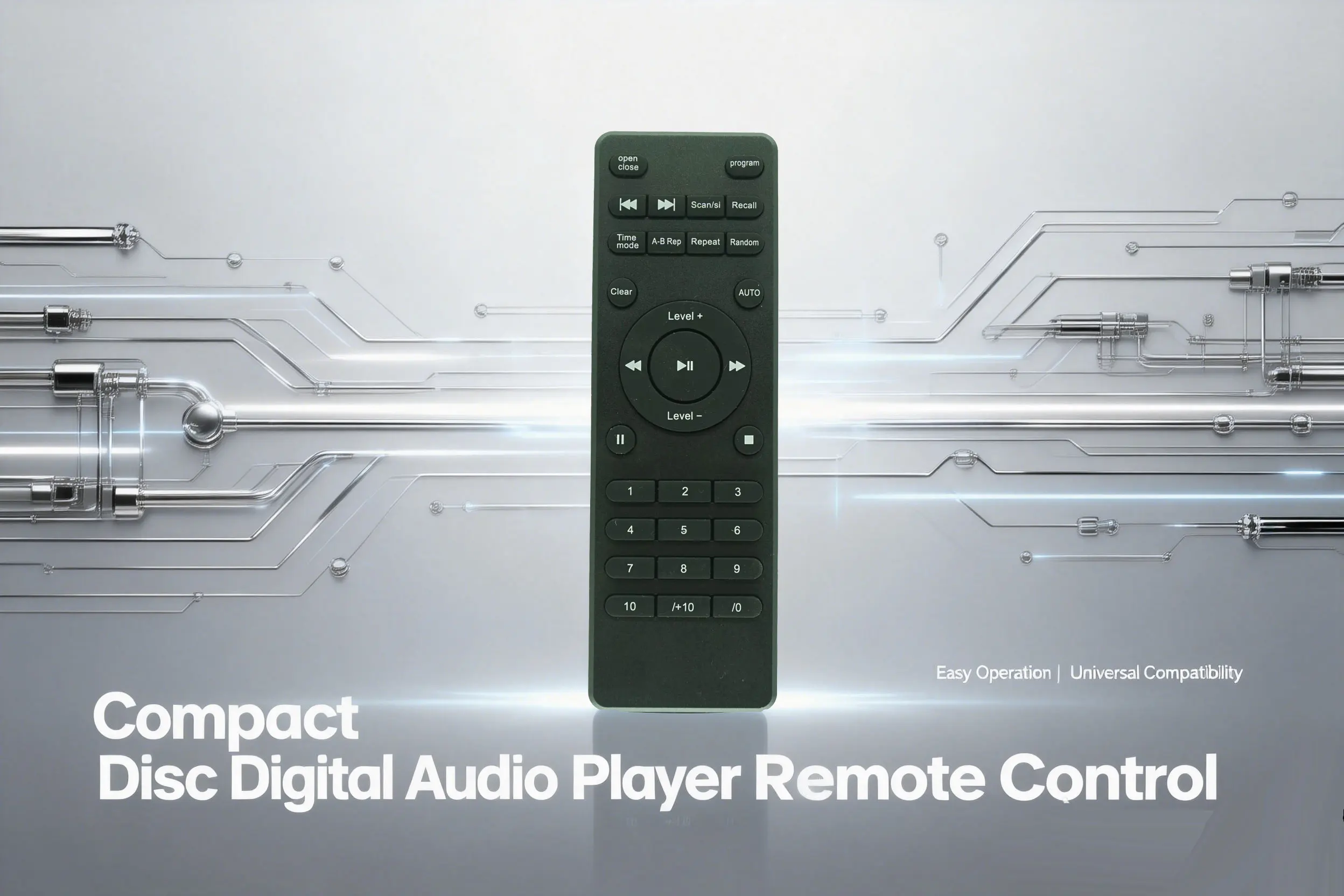 Remote Control For Technics Panasonic EUR64780 SL-P550 SL-P550SE EUR64719 EUR64785 SL-P1300 Compact Disc Digital Audio Player