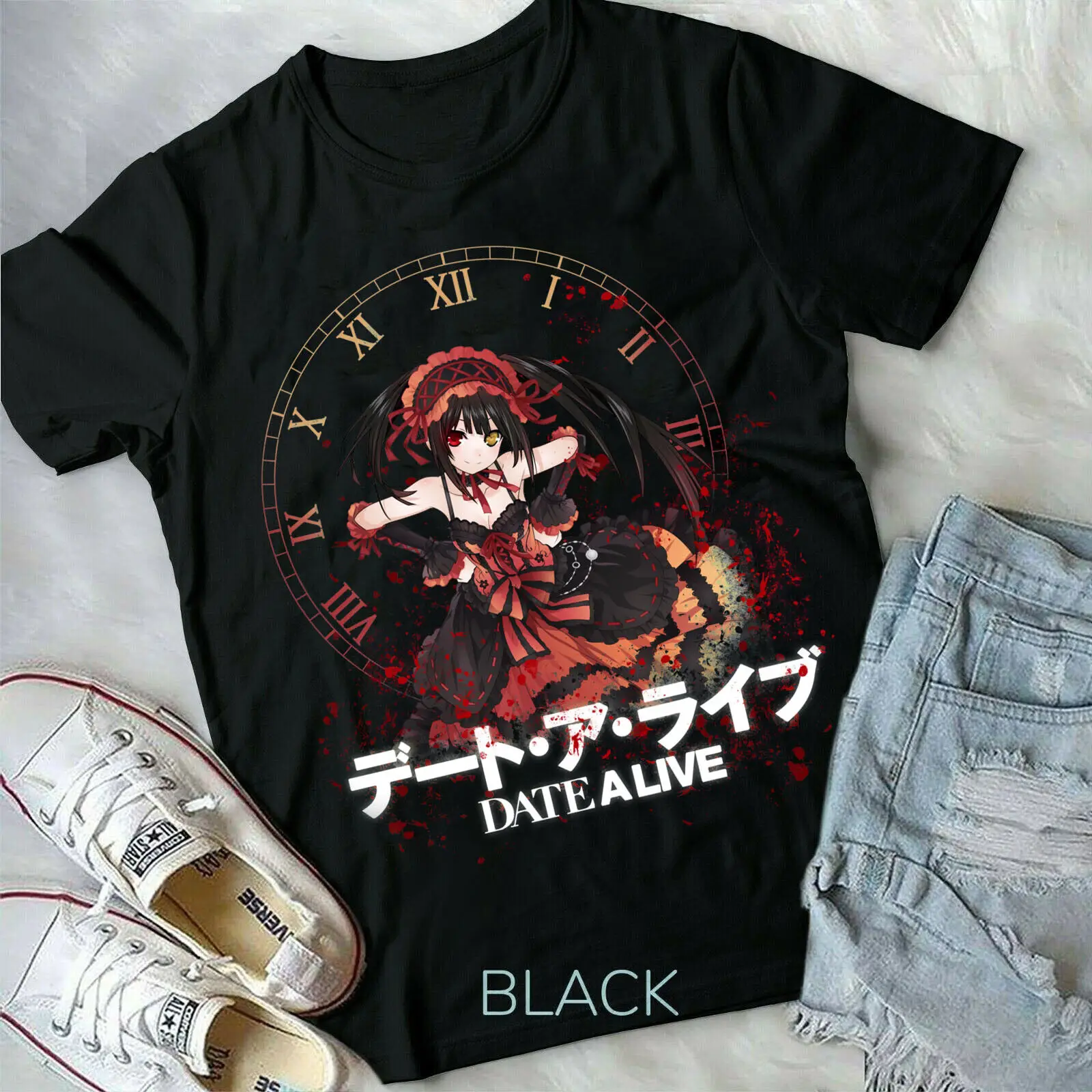 

Date A Live Tohka Yatogami ,2022,New T-Shirt,Tohka,Tenka,Anime Girl Shirt